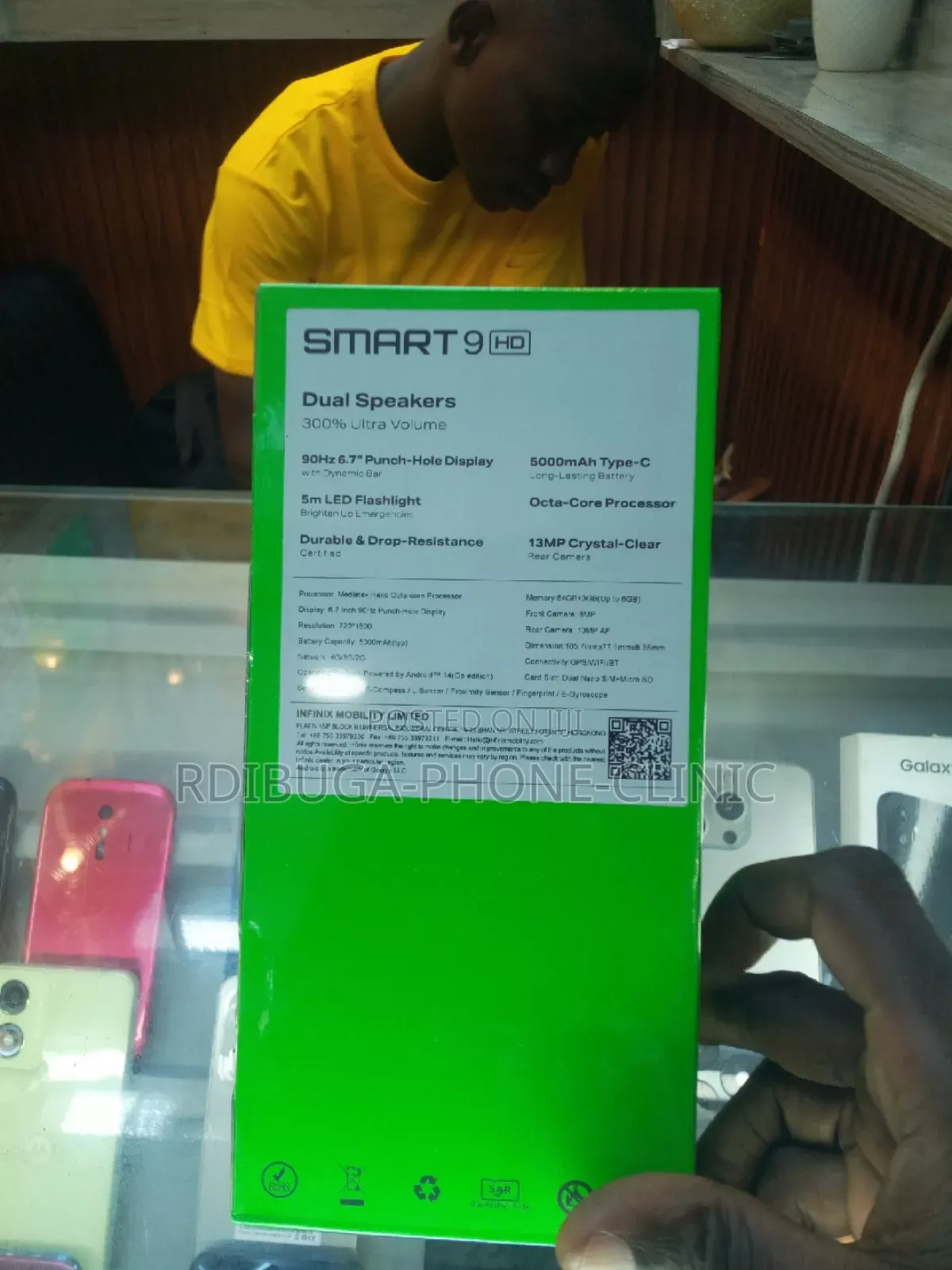 New Infinix Smart 9 64 GB Black