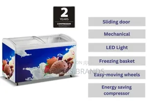 Homebase Showcase Freezer 456L