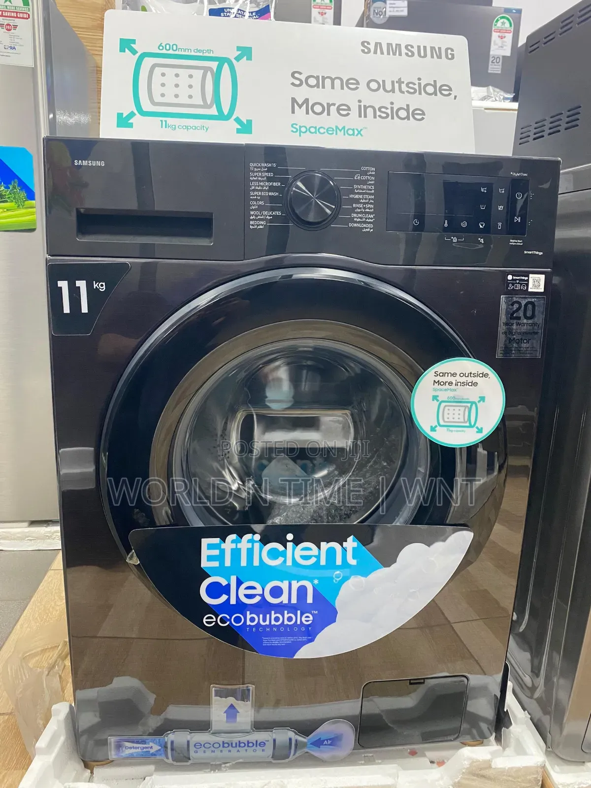 Samsung Washing Machine Ww11cg Coddabsg (11kg) Wi-Fi Black