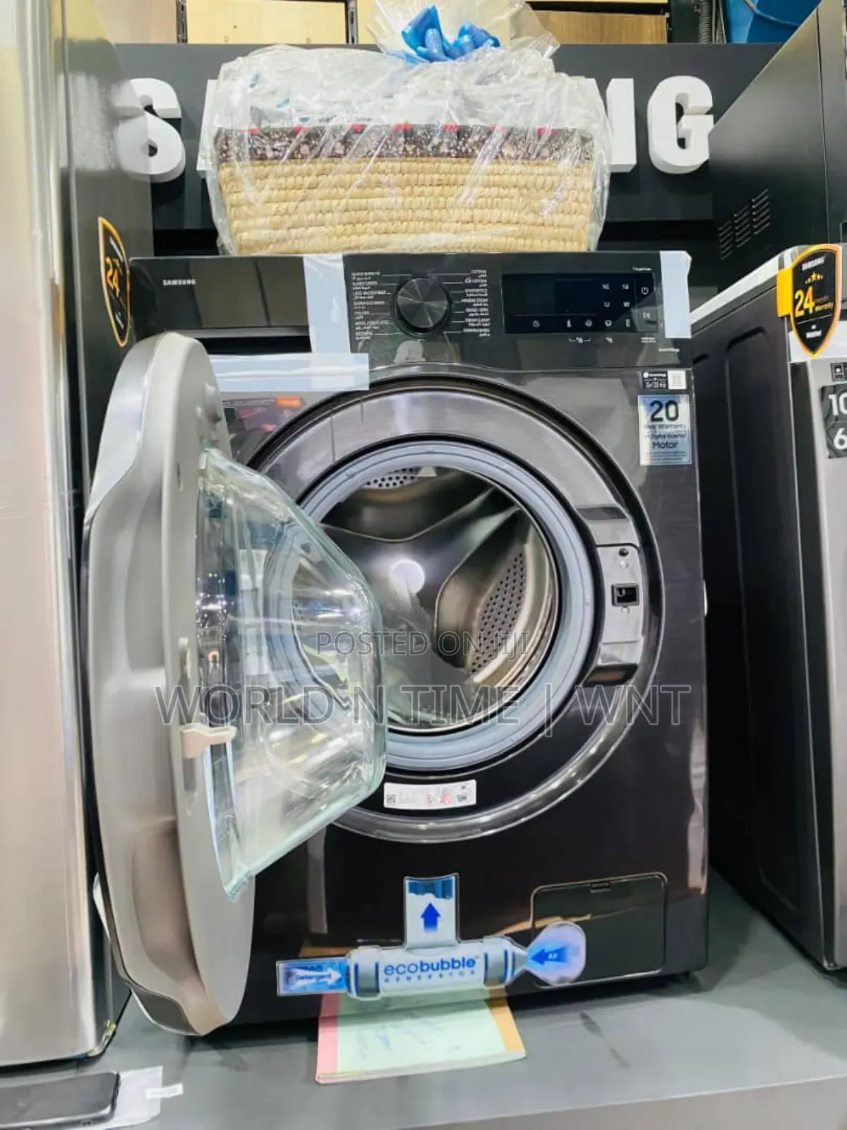 Samsung Washing Machine Ww11cg Coddabsg (11kg) Wi-Fi Black