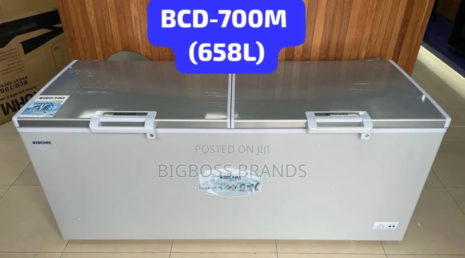 Brühm Double Door Chest Freezer 658L