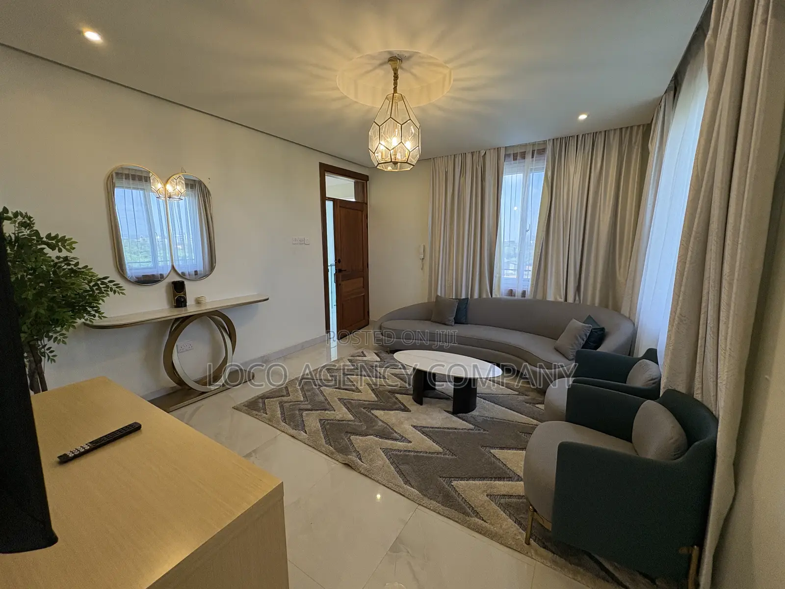 Furnished 1bdrm Penthouse in Trusted Real Estate, Msasani for rent