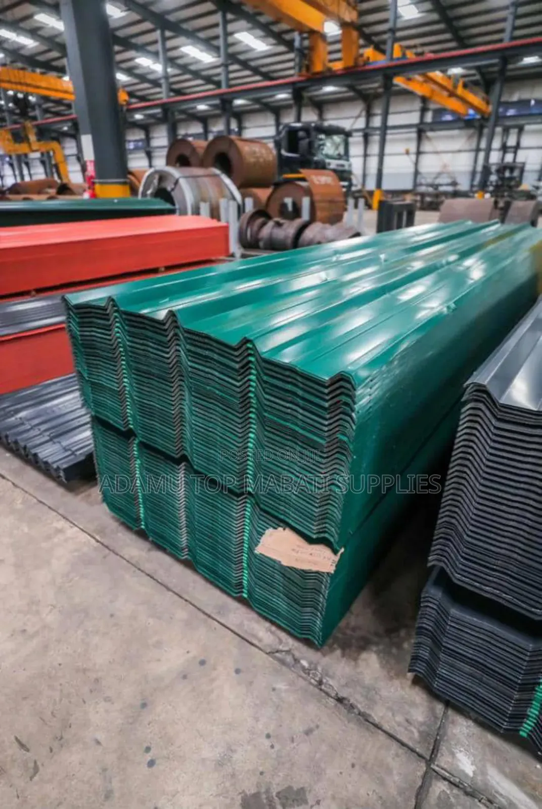Iron Sheets With Green Color