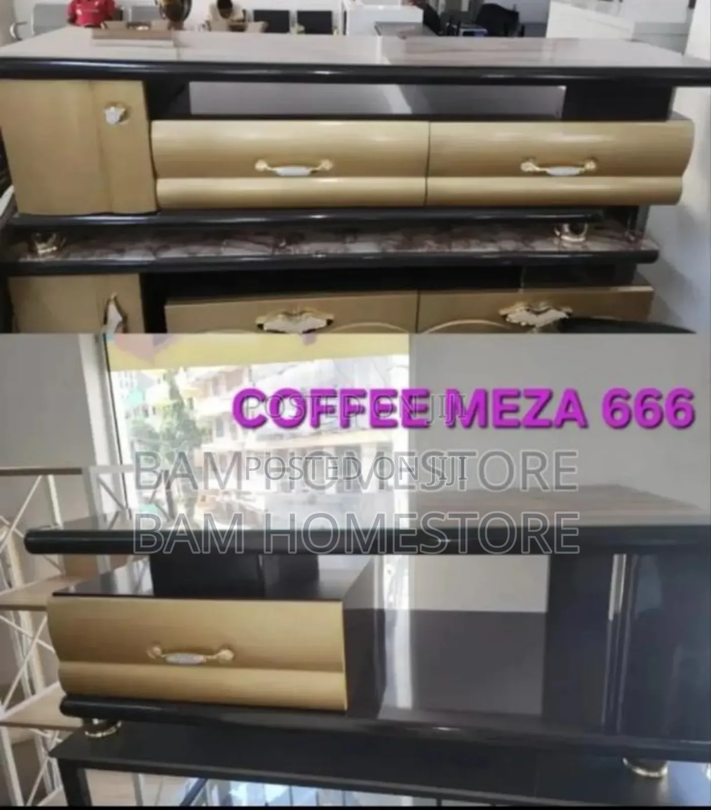 2 in 1 Set Tv Show Case+Coffee Table