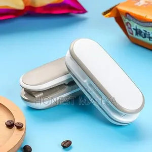 Compact 2in1 Bag Sealer and Cutter for Food Storage