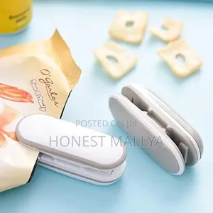 Compact 2in1 Bag Sealer and Cutter for Food Storage