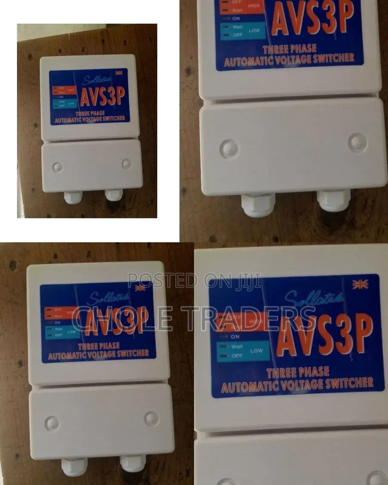 Sollatek Avs Three Phase Automatic Voltage Switcher - (Avs 3p-0)