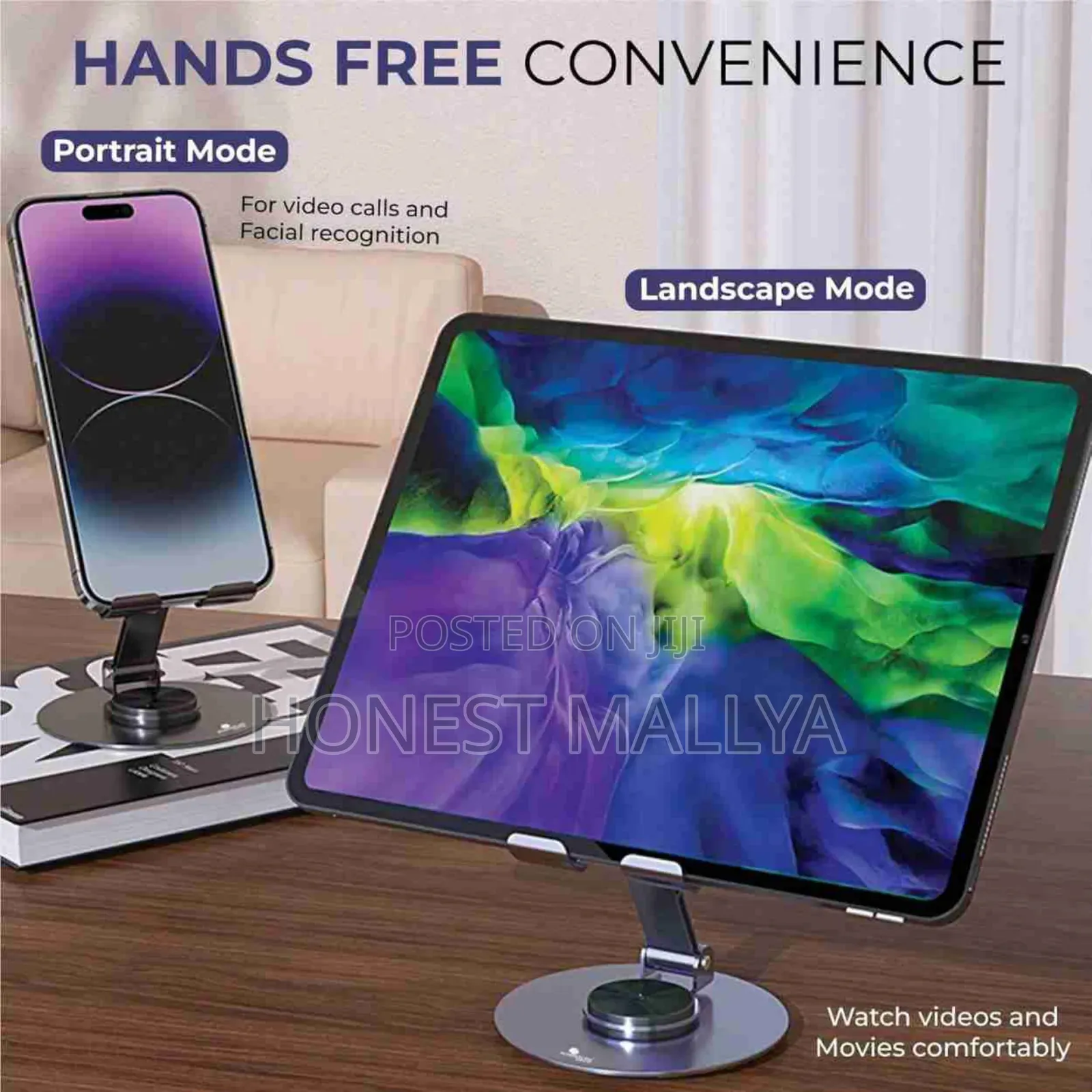 3600 Rotate Metal Phone,Tablets,iPad Holder