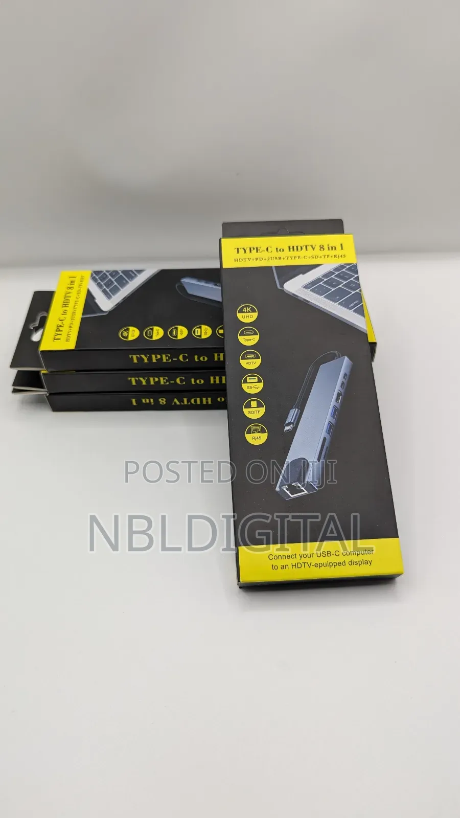 Type C Hub to Hdmi Usb Ethernet Type C and Card Reader