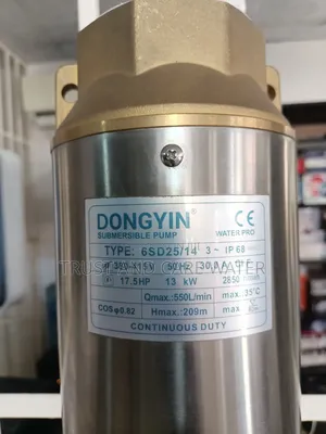 Dongyin Water Pump 17.5hp Three Phase