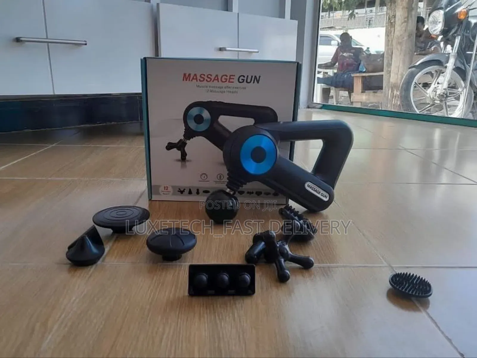 Massage Gun With 9 Different Replacement Massage Heads