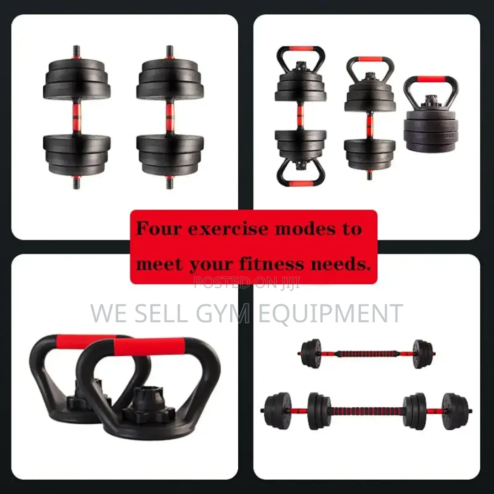50KG Set PVC Pastic Dumbbells and Barbell
