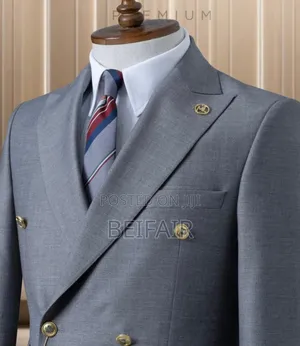 Double Breasted Suits | Six Buttons | Suti Za Kiume