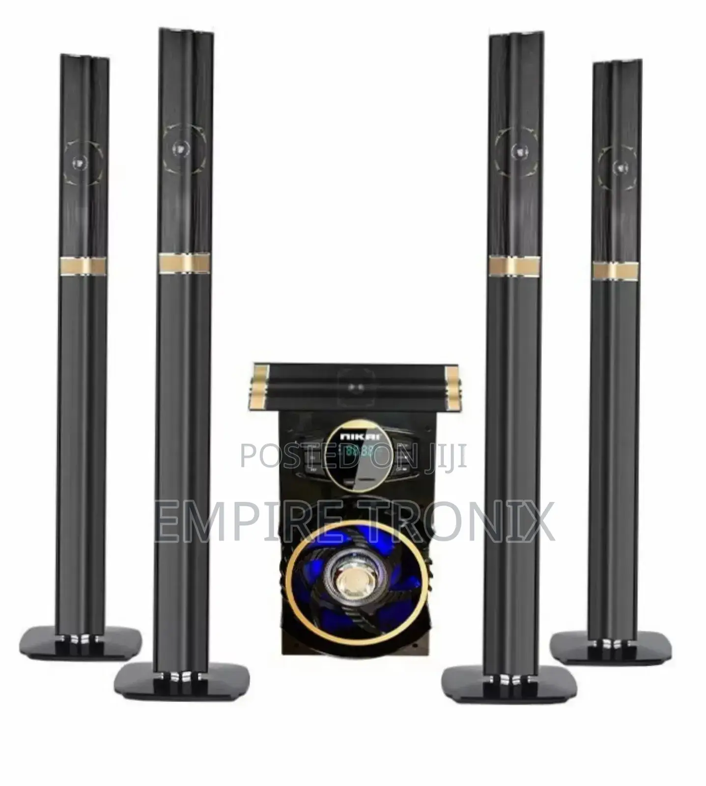 Nikai Home Theater 5.1 Channel, Black – NHT6100BTG-TR