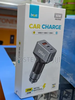 Car Charger With 3 Ports