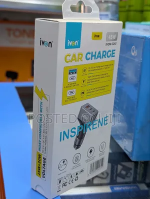 Car Charger With 3 Ports