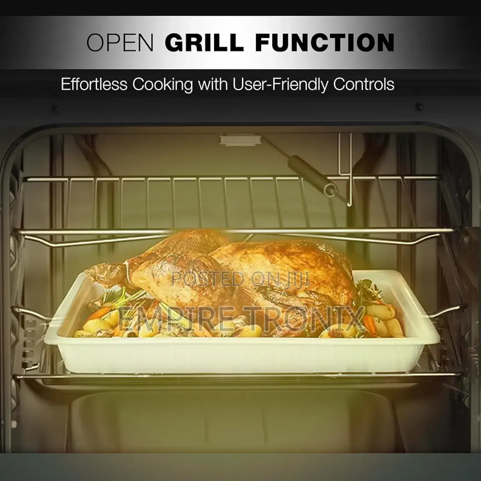 Nikai Cooker 60x55 Full Gas Oven Cooking Range U6062FS