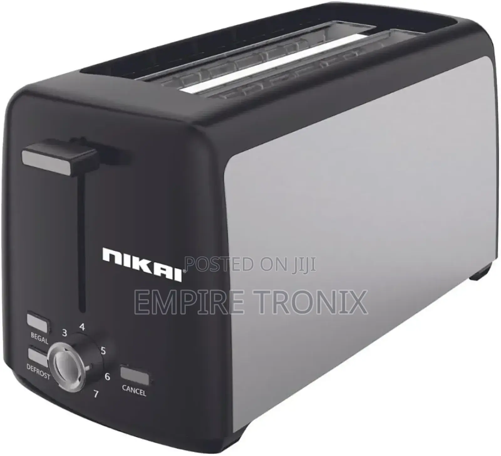 Nikai Toaster 1400W 4 Slice With 7 Setting Browning NBT666S1
