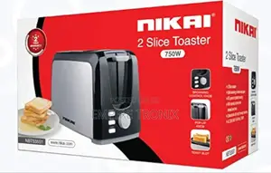 Nikai Toaster 2 Slice 750W | Self Centering Feature NBT555S1