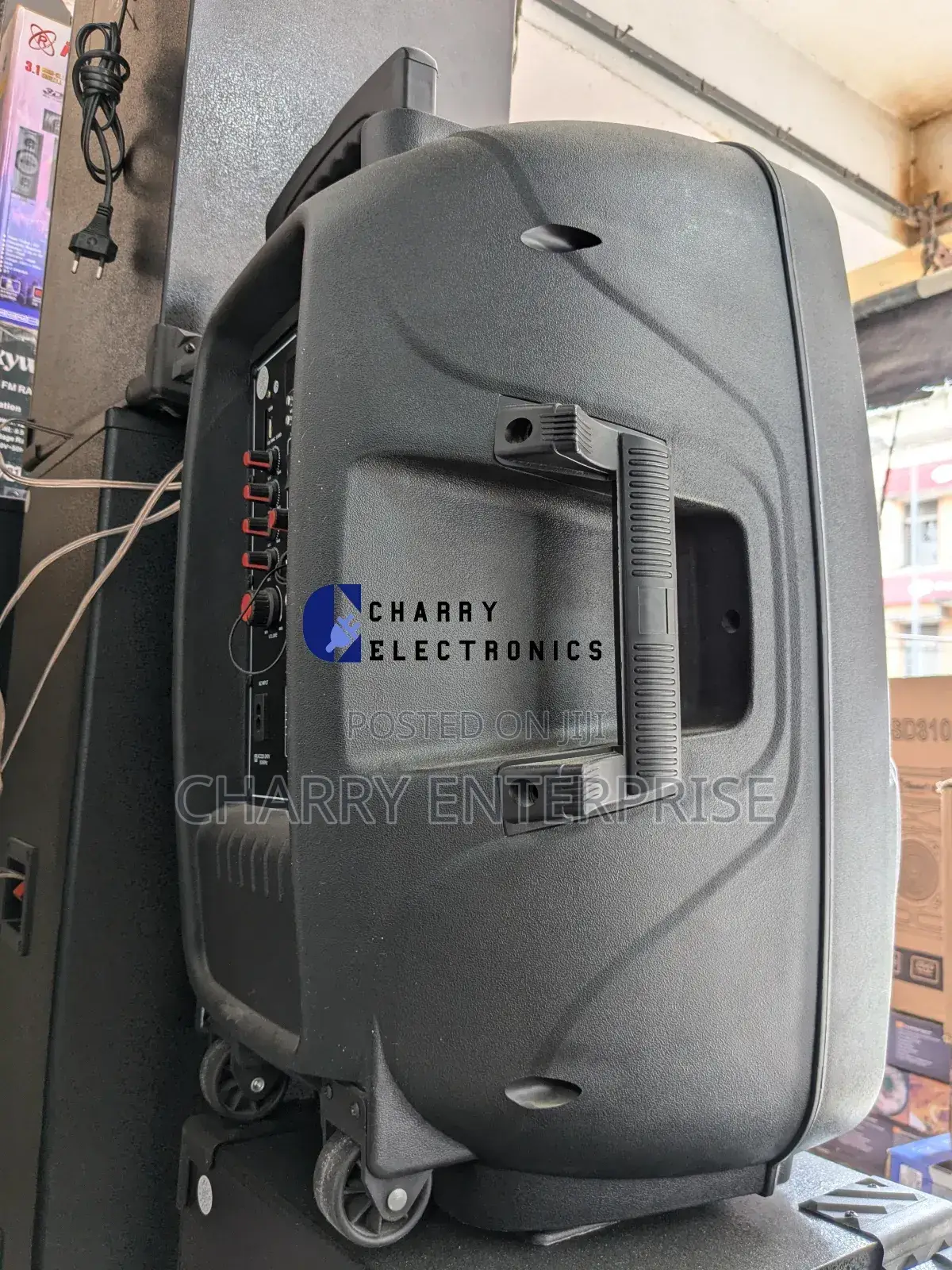 Sundar Rechargeable Speaker 12 Inch With Stand and Mic Clear Sound