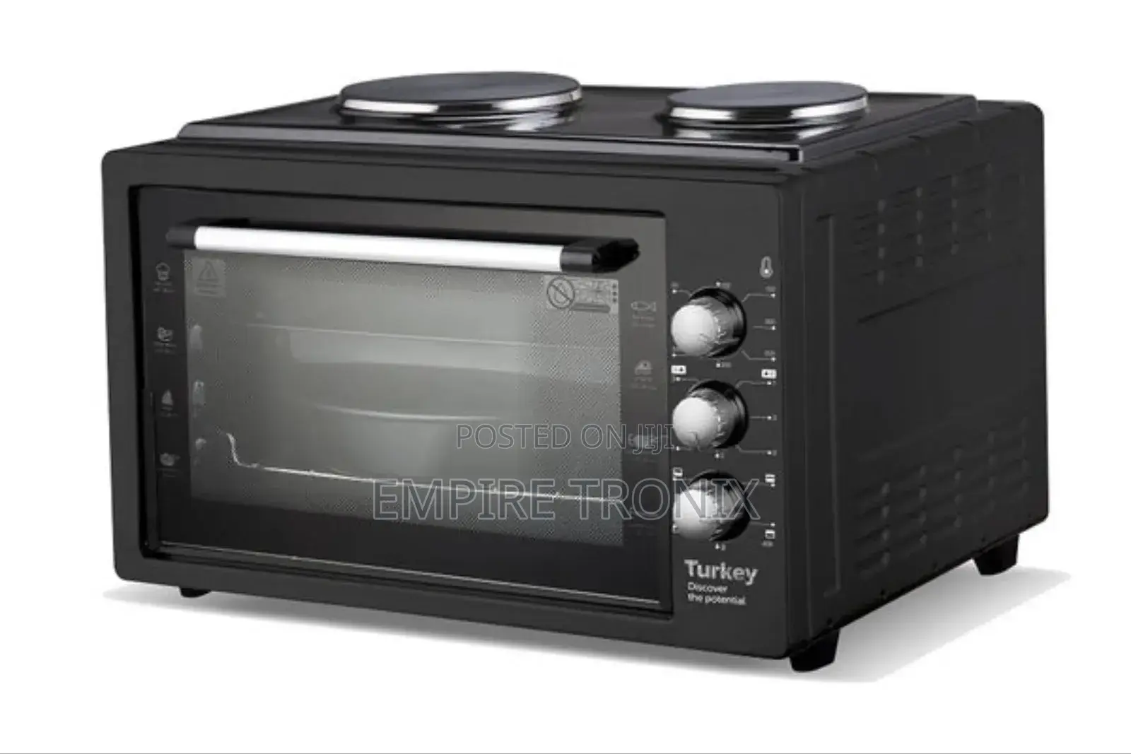 Nikai Oven 20L 2 Hot Plate 1800W 6 Stages NT4520RHT Black