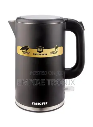 NIKAI Electric Kettle 1.7 L 1850 W NK820T1 Black