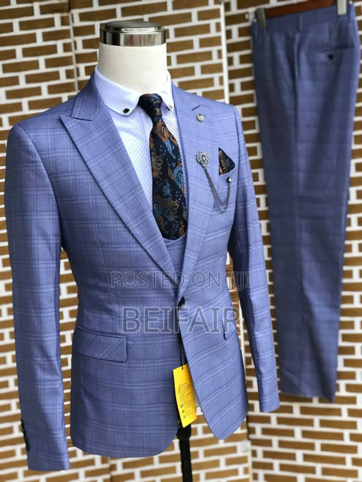Skyblue DRAFT Men's Suits | Suti Za Kiume