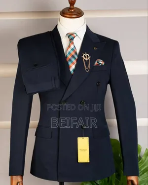 Double Breasted Dark Blue SUITS | SUTI ZA KIUME