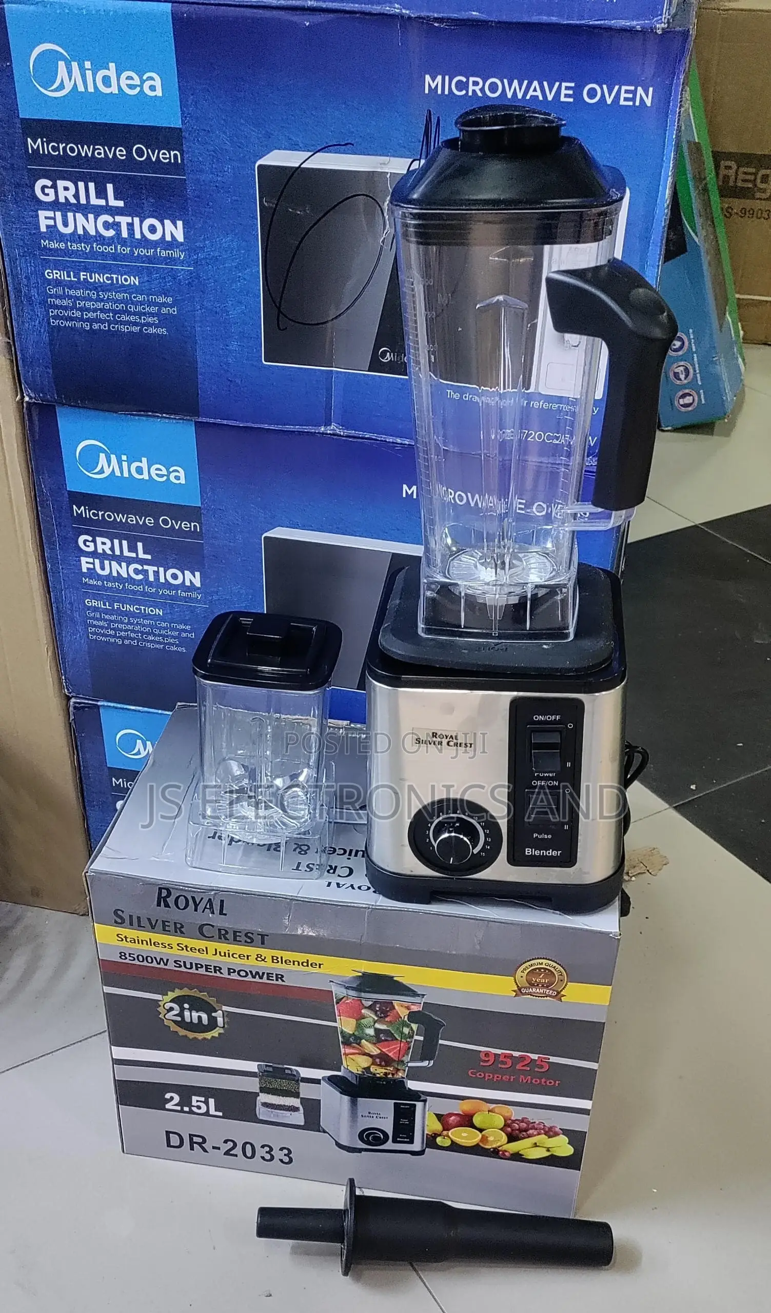 Midea Blender Ujazo Wake Halisi Ni Liter 3.0 Heavy Duty