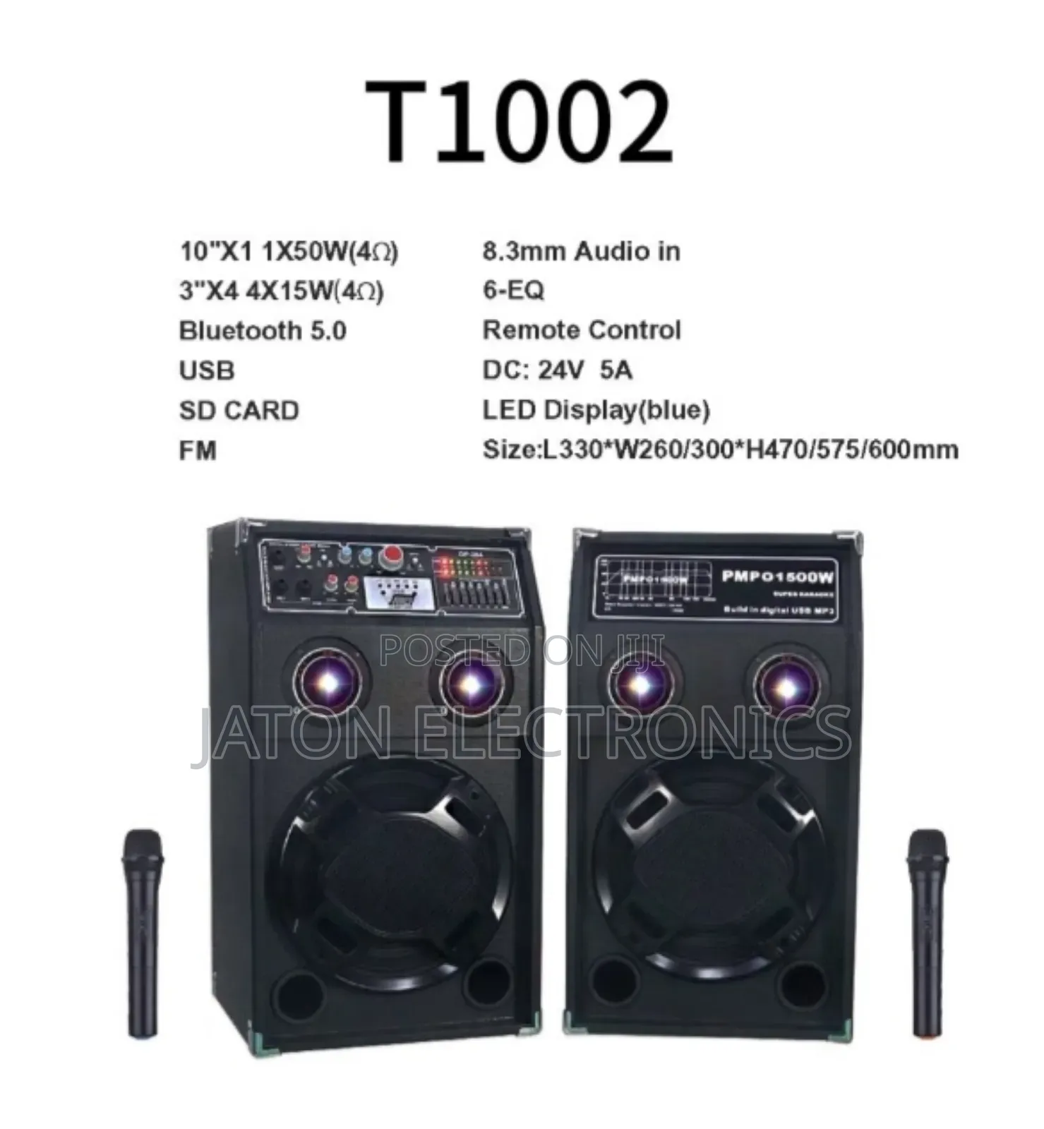 PMP Speaer 15000w 2mic