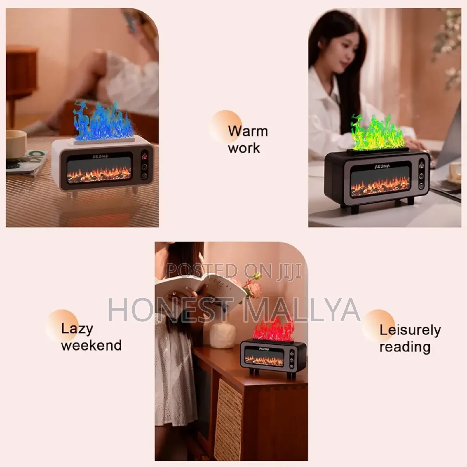 Vintage Fireplace Aromatherapy Diffuser