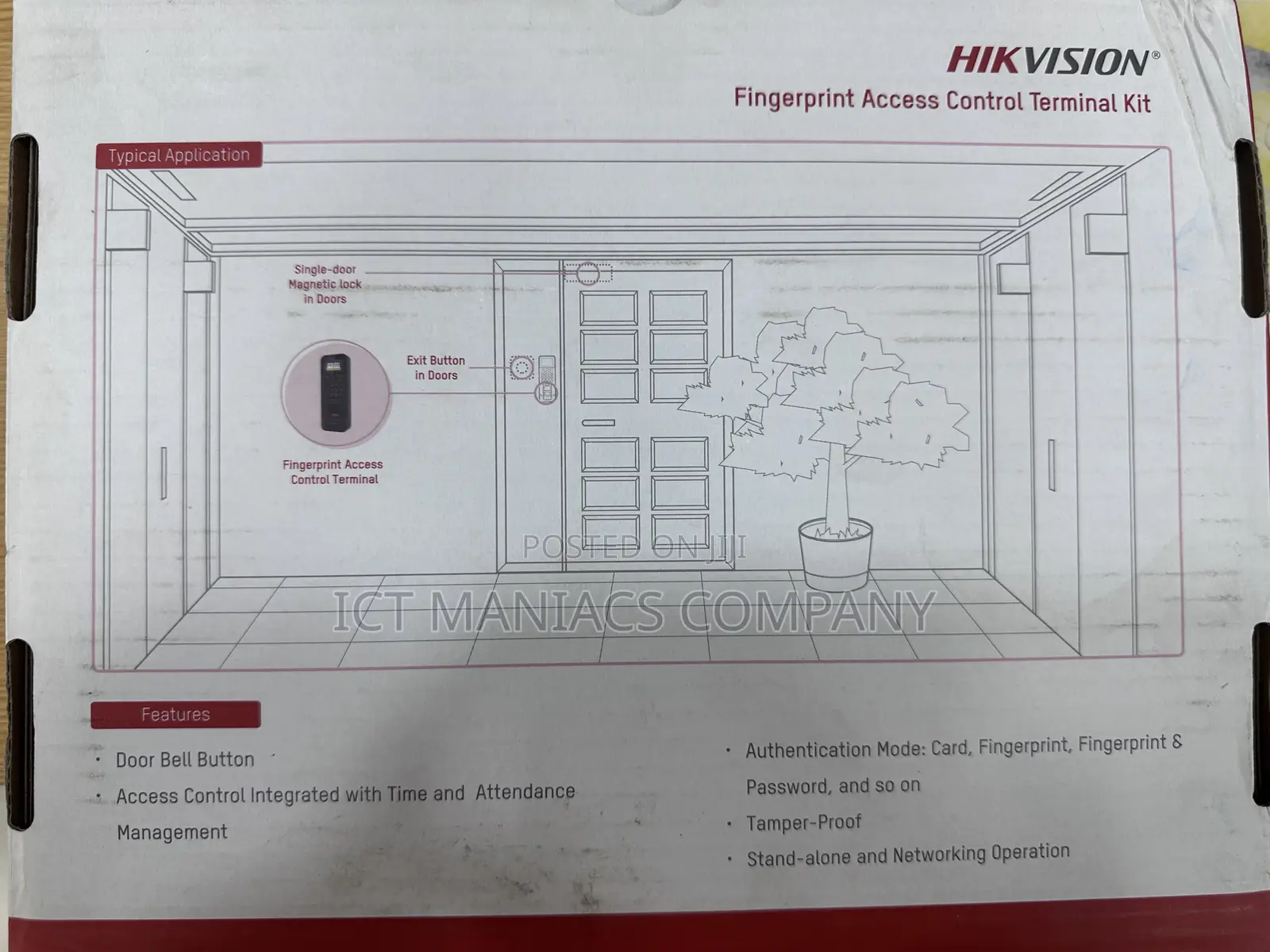 Fingerprint Access Control Terminal Kit