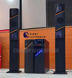 Ailyons Subwoofer Mziki Wa Kutosha 2 Tower Speakers 