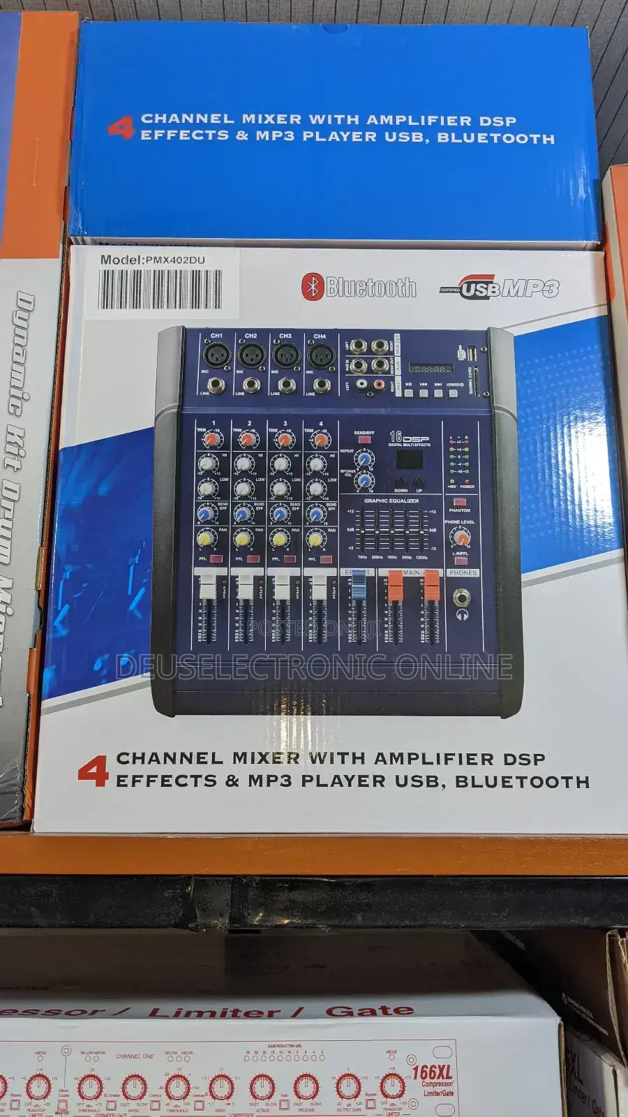 4 Chanel Mixer With Amplifier DSP Effect