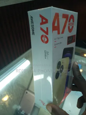 New Itel A70 128 GB Black