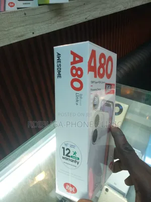New Itel A80 128 GB Black