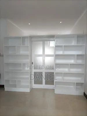 Book Shelves and Multipurpose Wardrobe White Color