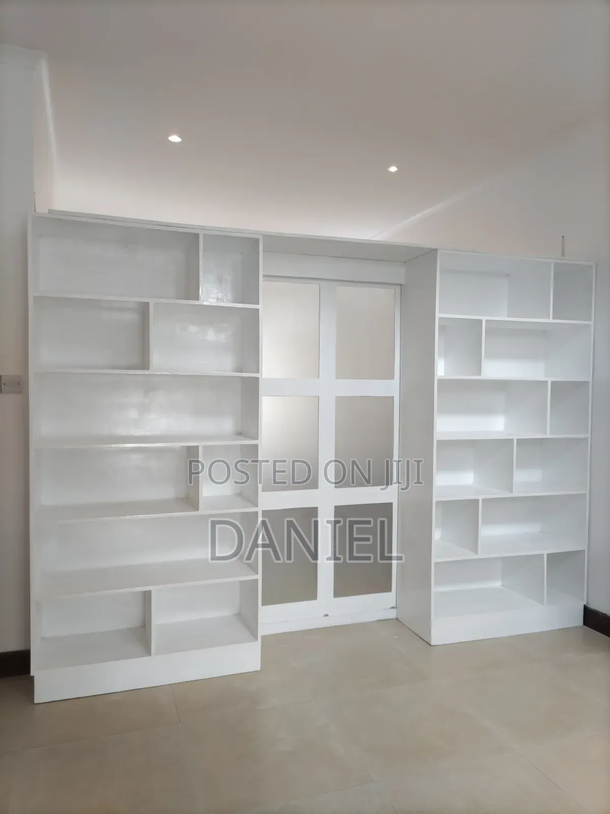 Book Shelves and Multipurpose Wardrobe White Color