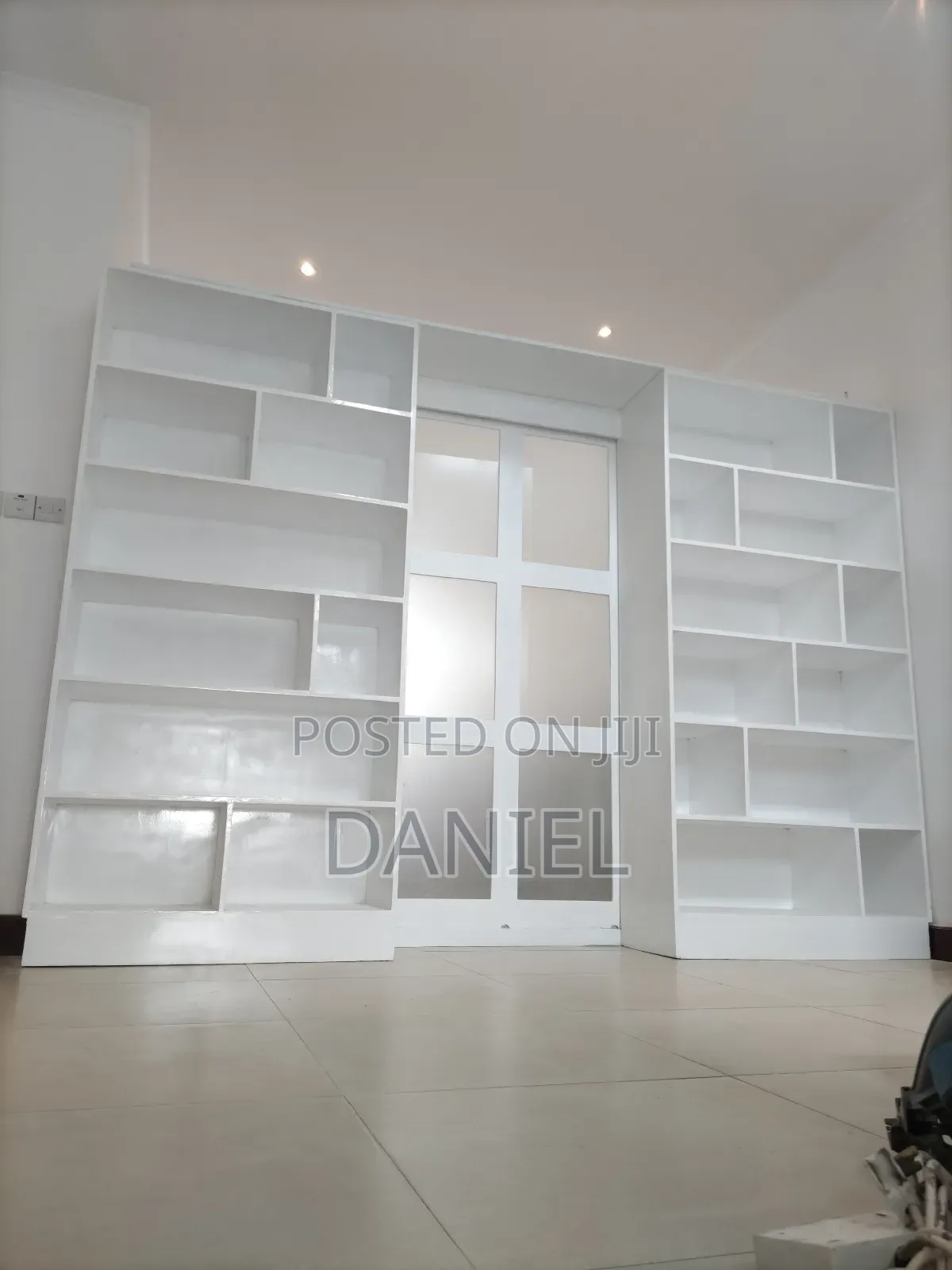 Book Shelves and Multipurpose Wardrobe White Color