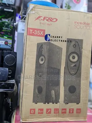  F D FENDER T- 35X 2 Tower Karaoke Speakers 80W ( 40W×2 )