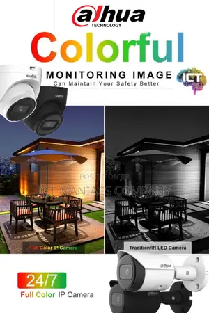 Ip Cameras 4mp - Colorful Ir - Dahua Technology Available