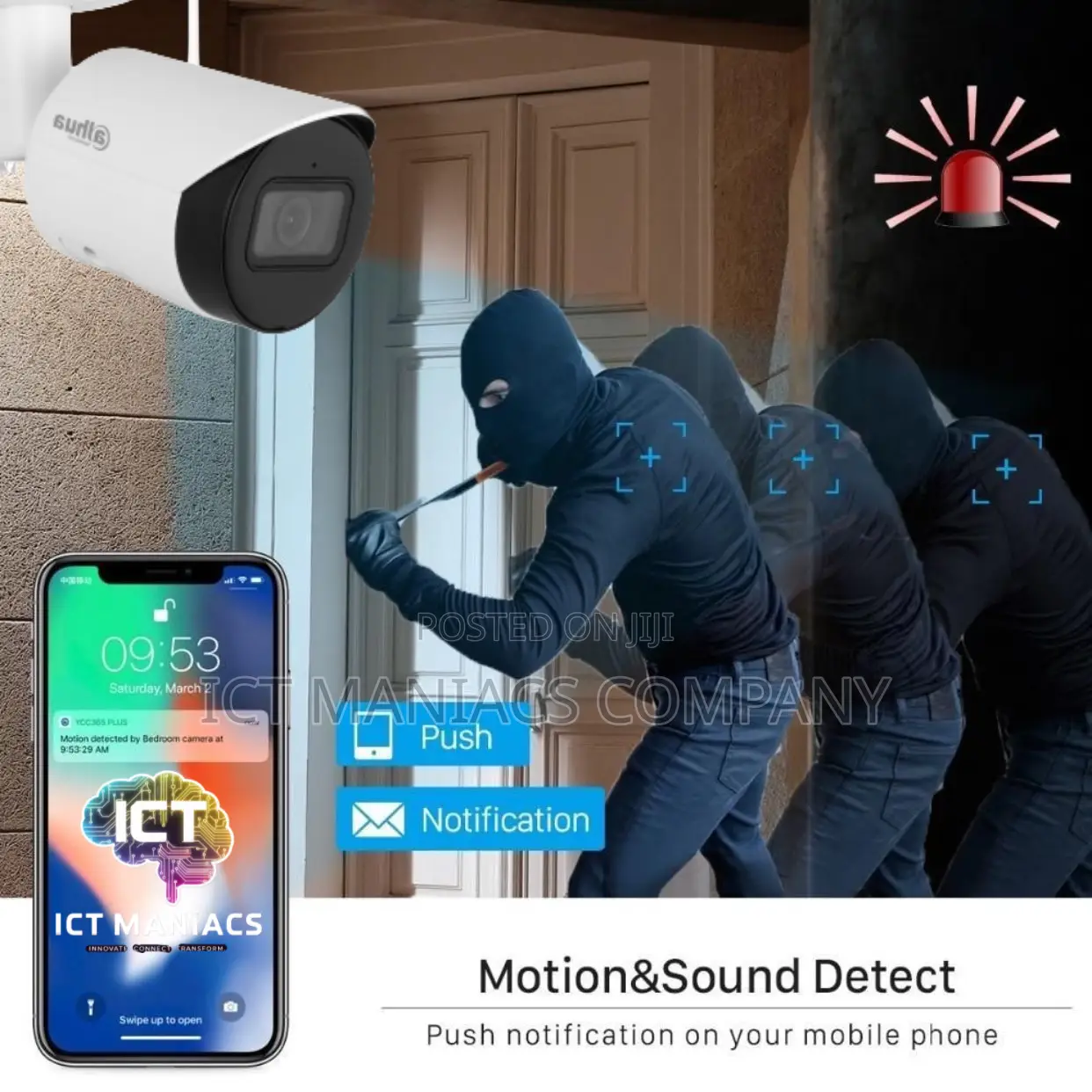 Ip Cameras 4 Mega Pixel - Motion Sound Detection - Dahua