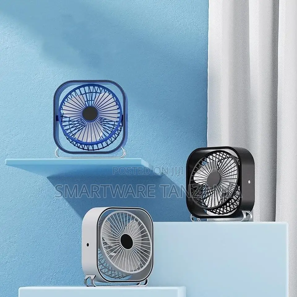 Usb Desk Fan 3 Speed Quiet Portable Cooler Cooling Table Fan