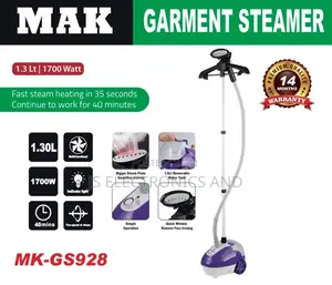 GARMENT STEAMER (Pass Ya Mvuke) Ujazo. 1.3L Original