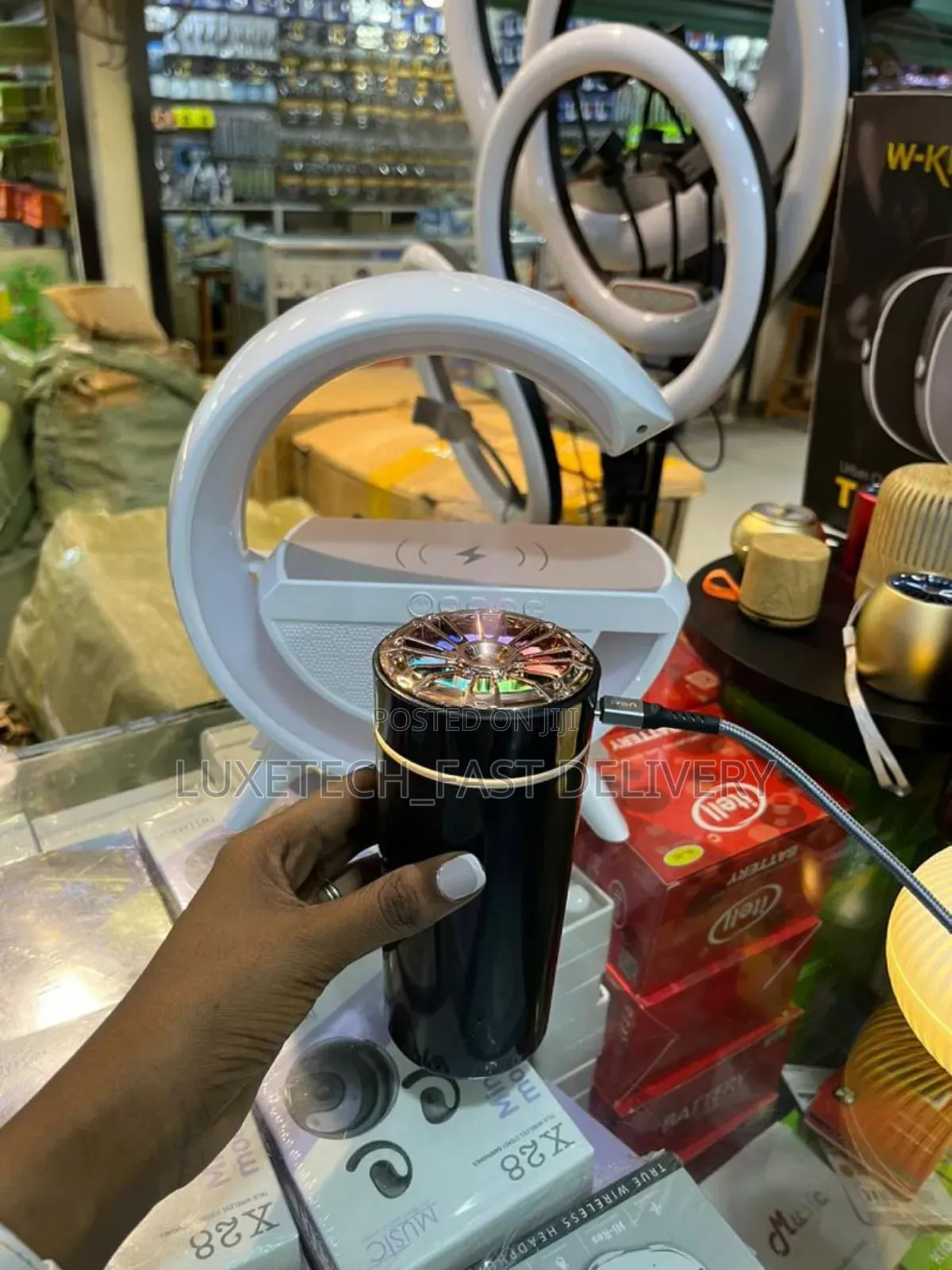 Diffuser Humidifier With Starry Sky Laser Lights