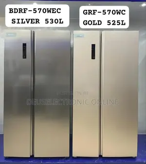 *Gree Side by Side Refrigerator 530L (Bdrf-570wec - Silver)