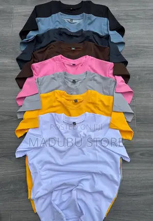 Round Neck Color Unisex T-Shirts