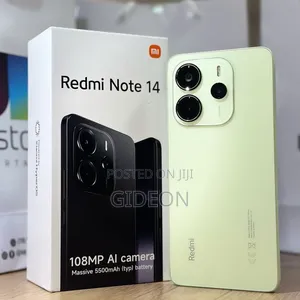 New Xiaomi Redmi Note 14 256 GB Yellow