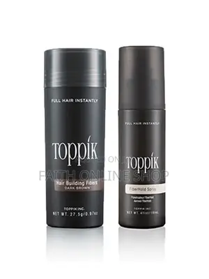 Toppik Hair Building Fibers 27.5 and Fiberhold Spray 118ml
