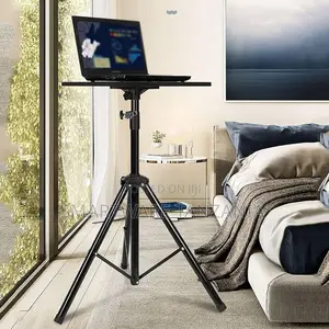 Computer Desk Tablet Stand Tripod Tray Workstation Stand
